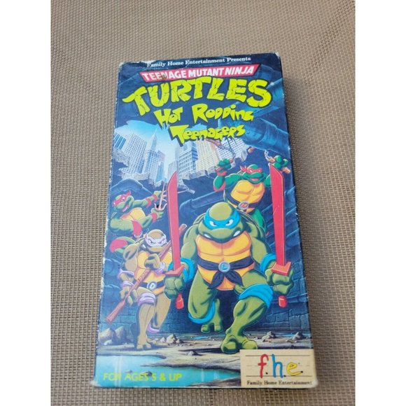 Media Teenage Mutant Ninja Turtles Hot Rodding Teenagers Vhs 1987